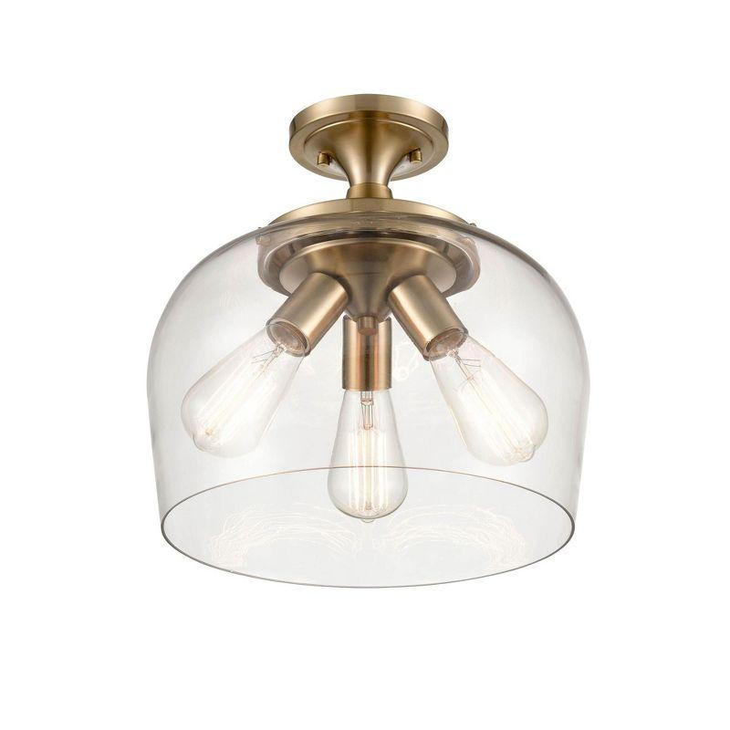Cromkill Glass Semi Flush Mount