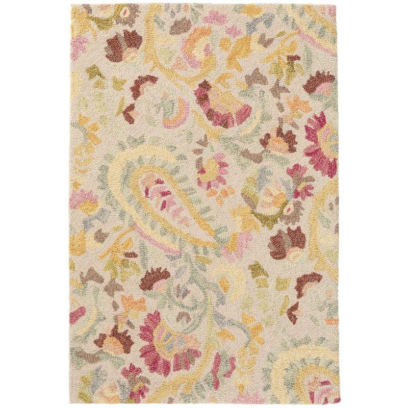 Ines Multi Hand Micro Hooked Wool Rug