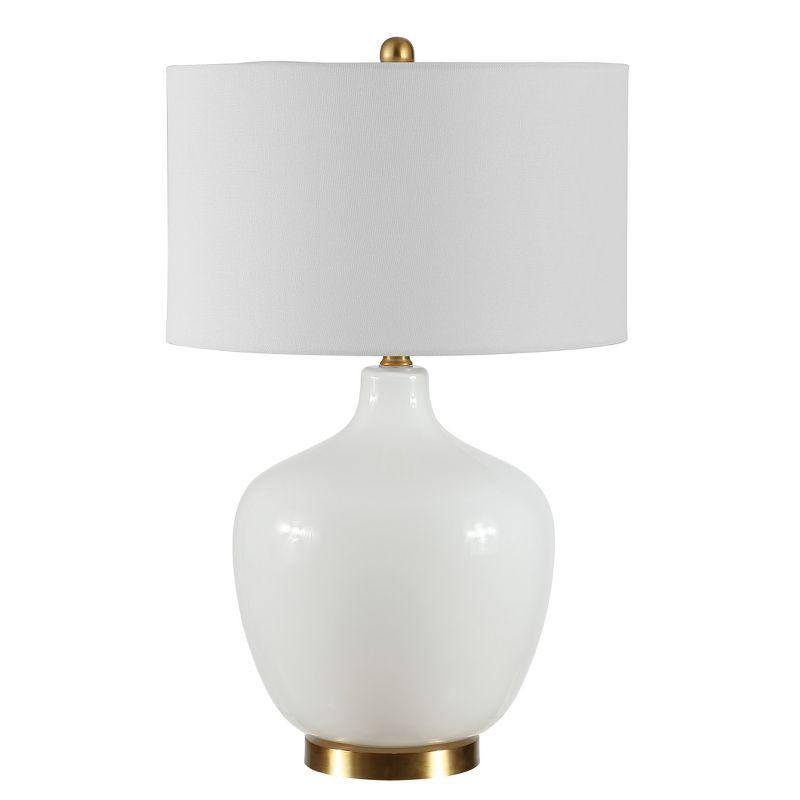 Eugenie Antique White Gourd Glass Table Lamp