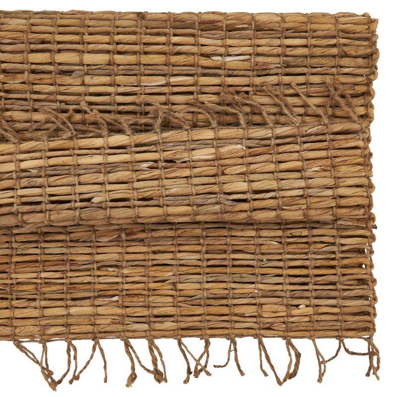 Natural Water Hyacinth Woven Dining Table Runner