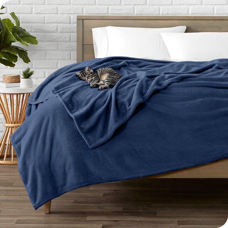 Bare Home Bare Home Microplush Fleece Blanket - Fuzzy, Warm, Bed/Throw Blanket