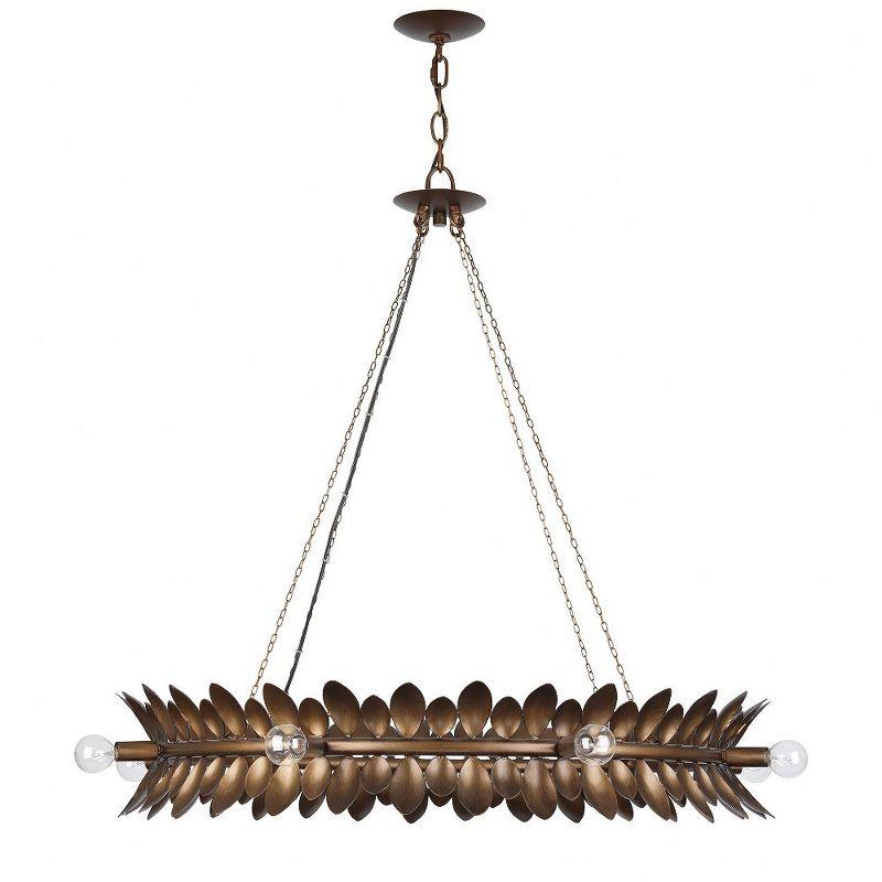 Heiress 8-Light Chandelier in Patinated Bronze by Breegan Jane