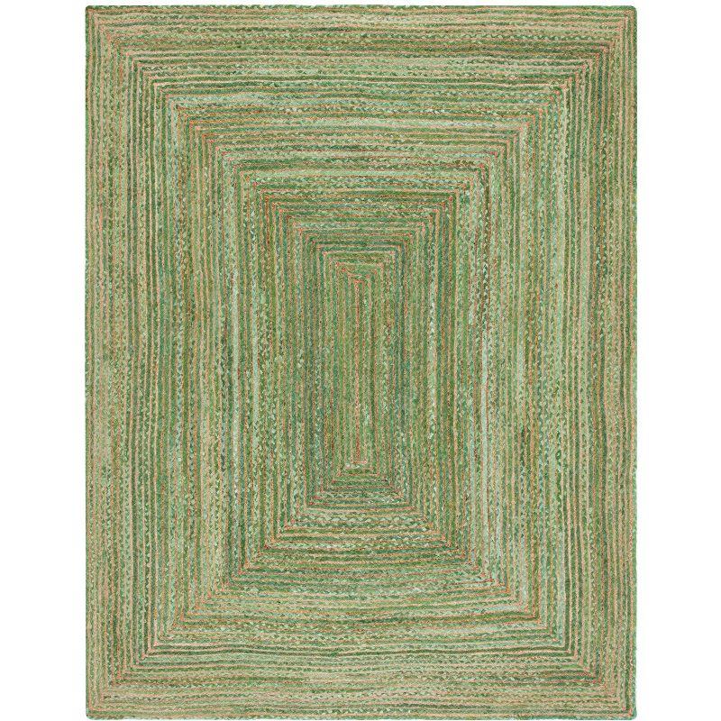 Cape Cod CAP202 Woven Indoor Area Rug - Green/Natural - 8'x10' - Safavieh