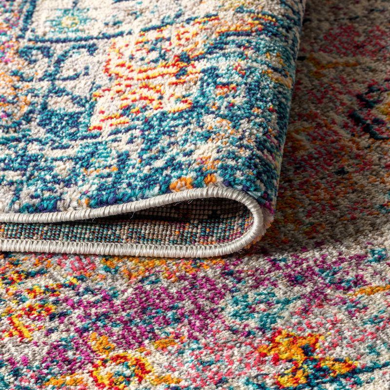 Bohemian FLAIR Boho Vintage Faded Area Rug - JONATHAN Y