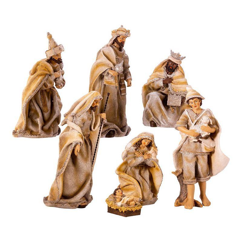 7 Piece Resin Table Piece Nativity Set