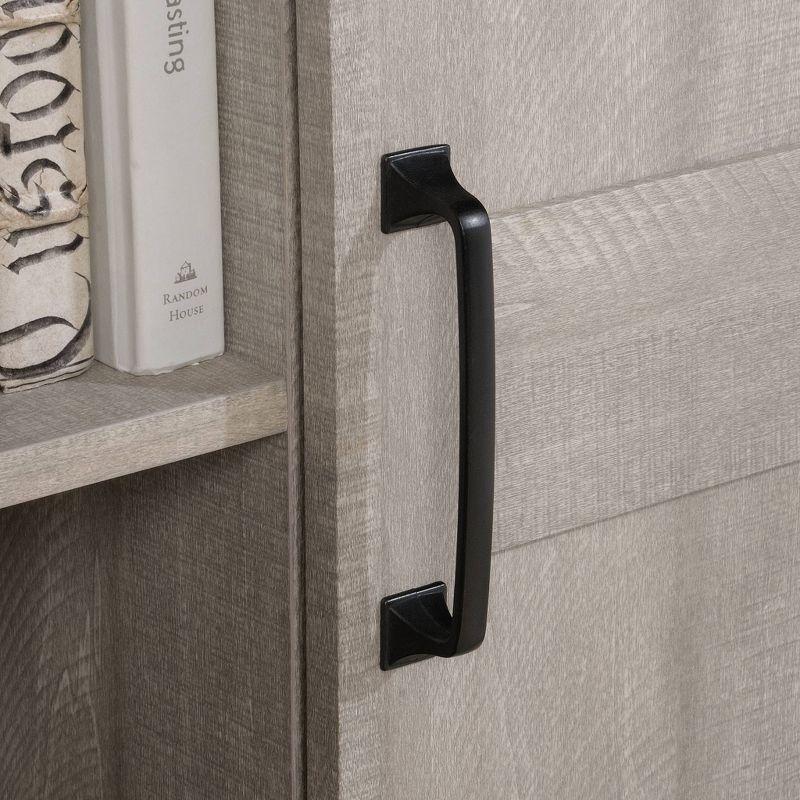 Storage Cabinet with Sliding Door Spring Maple - Sauder: Farmhouse Style, 8 Adjustable Shelves, MDF Construction