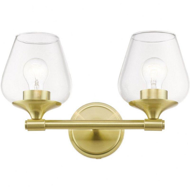 Livex Lighting Willow 2 - Light Vanity in  Satin Brass