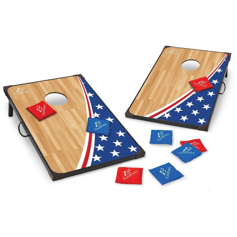 EastPoint 3' x 2' Patriotic Cornhole Bean Bag Toss Set