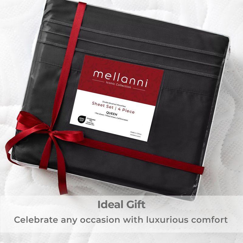 4 Piece Microfiber Sheet Set - Mellanni