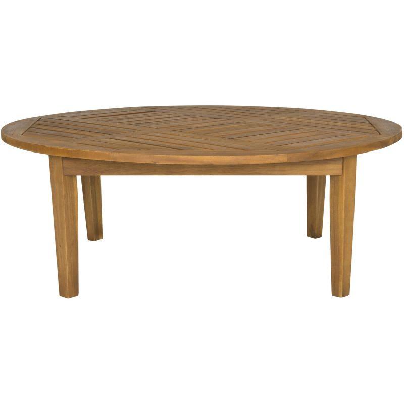 Danville Round Table - Indoor/Outdoor - PAT6715 - Natural - Safavieh