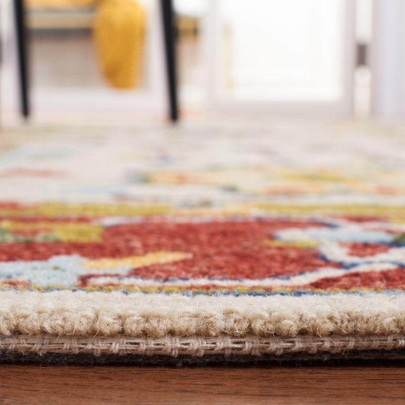 Micro-Loop MLP386 Hand Tufted Indoor Area Rug - Beige/Rust - 8'x10' - Safavieh
