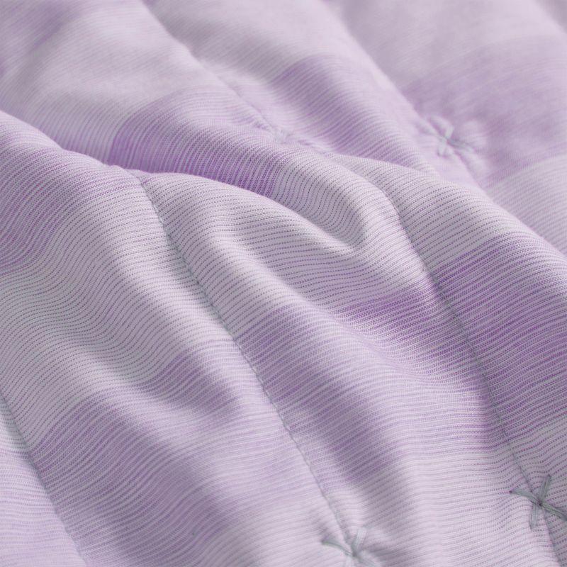 Sweet Home Collection Oversized Prewashed Checkered Plaid Embroidered Vintage Soft Quilt Set