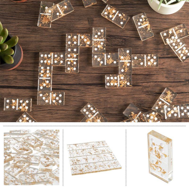 Trademark Games Acrylic 28 Piece Domino Set (Set of 28)