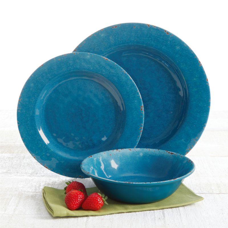 Mauna 12 Piece Melamine Dinnerware Set, Service for 4