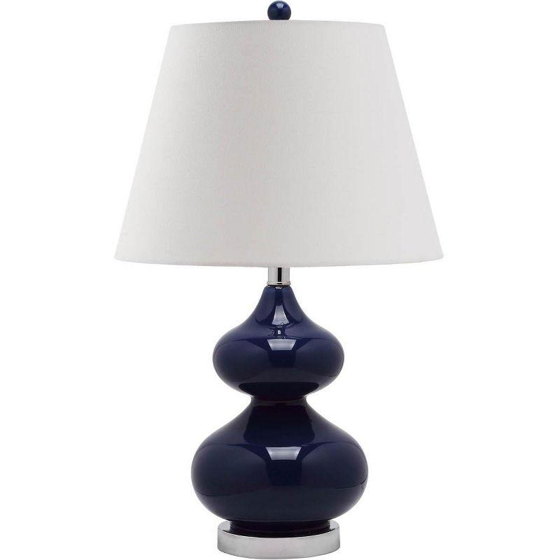 Eva Double Gourd Table Lamp (Set of 2) - 24 Inch Height - LIT4086 - Navy - Safavieh