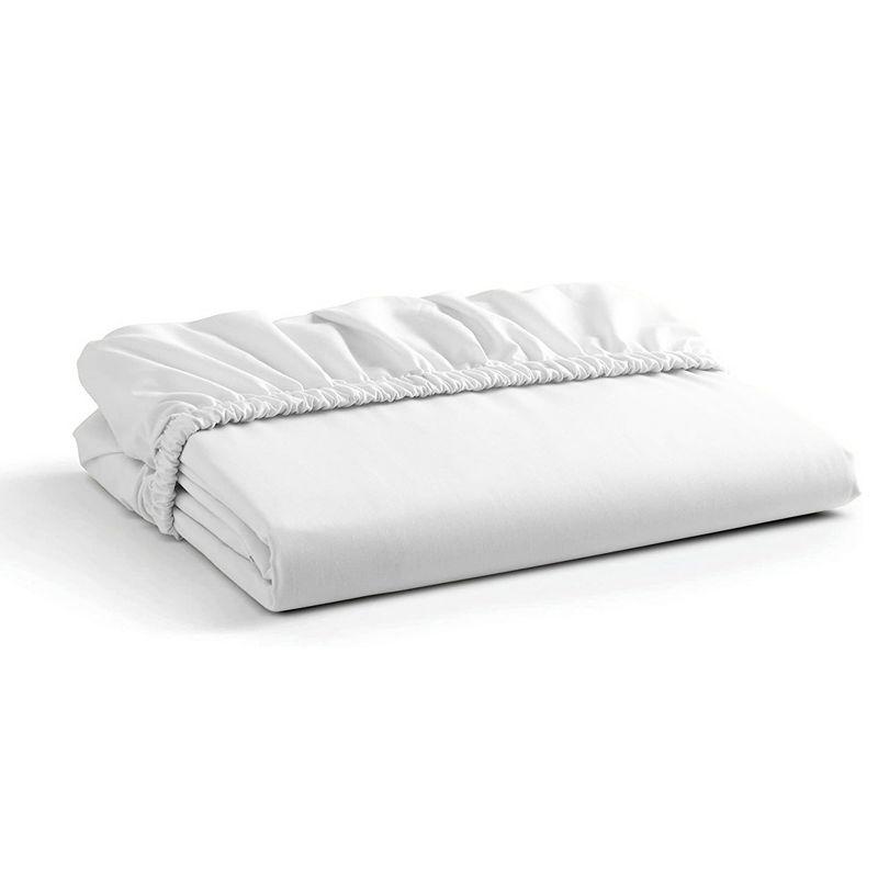 Color Sense 100% Cotton Cool & Crisp Percale Weave Fitted Sheet