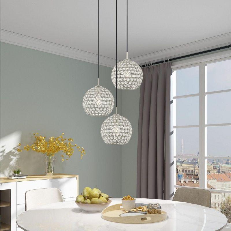 Livex Lighting Cassandra 1 - Light Pendant in  Brushed Nickel