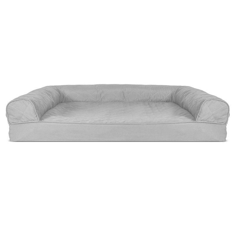 FurHaven Quilted Full Support Sofa Dog Bed