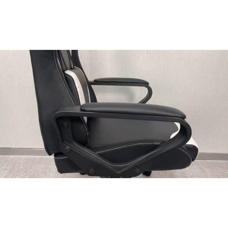 FDW Office Chair Gaming Chair Desk Chair Executive Chair with Lumbar Support Adjustable Stool Swivel Rolling Computer Chair,Pink