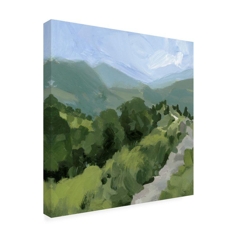 Trademark Fine Art - Victoria Barnes  Tree-lined Path I Canvas Art