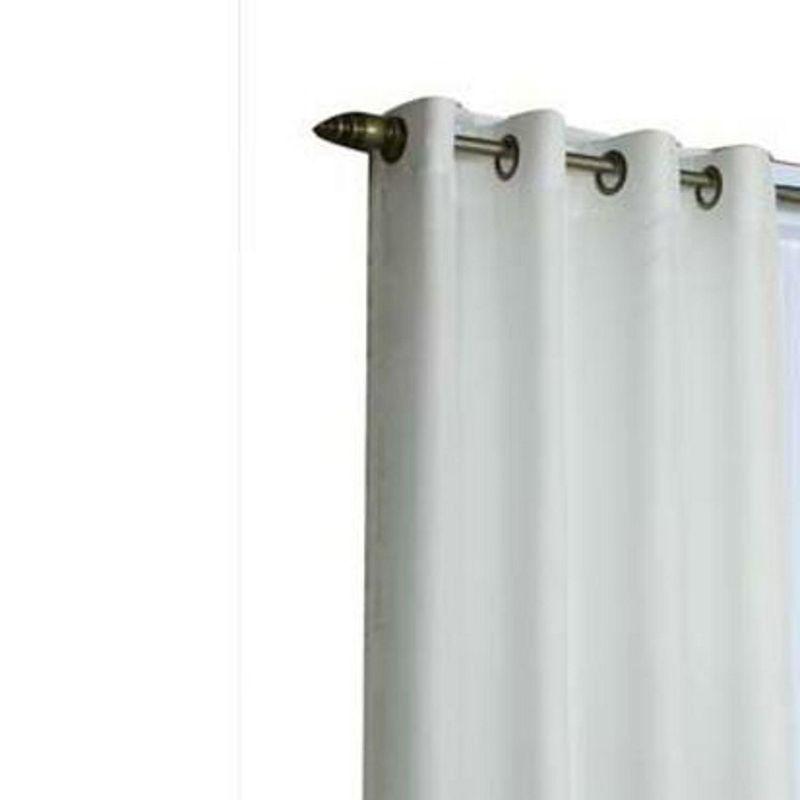 Thermalogic Galion Solid Color Semi-Sheer Thermal Grommet Single Curtain Panel