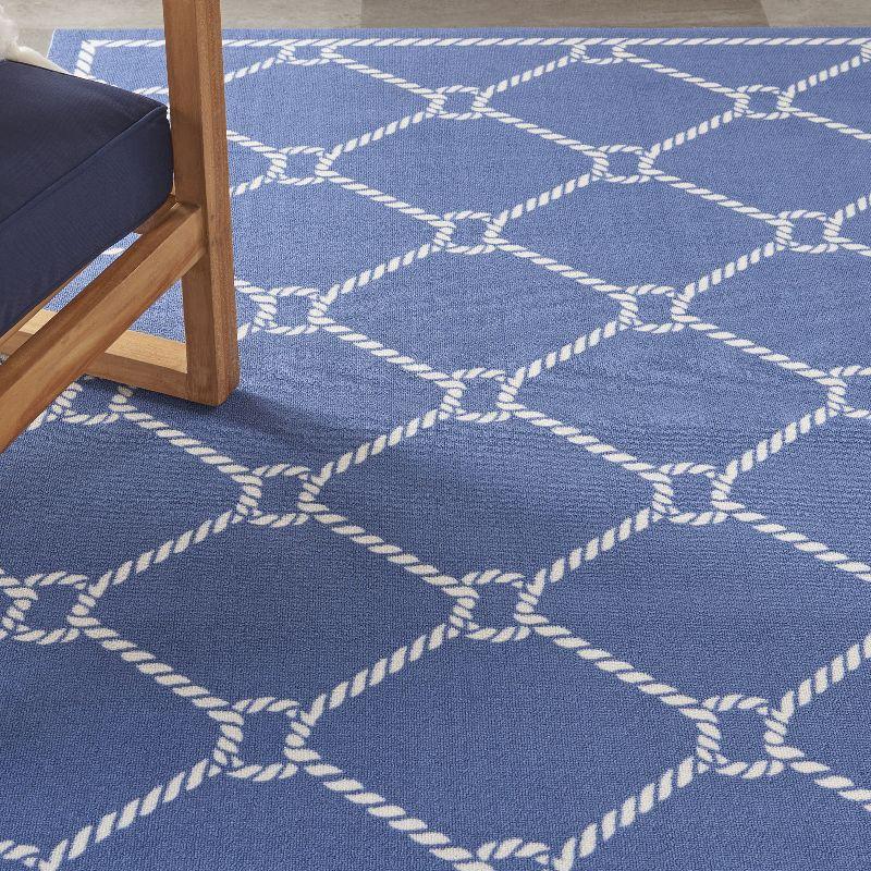 Waverly NauticalNavy Indoor/Outdoor Area Rug by Nourison