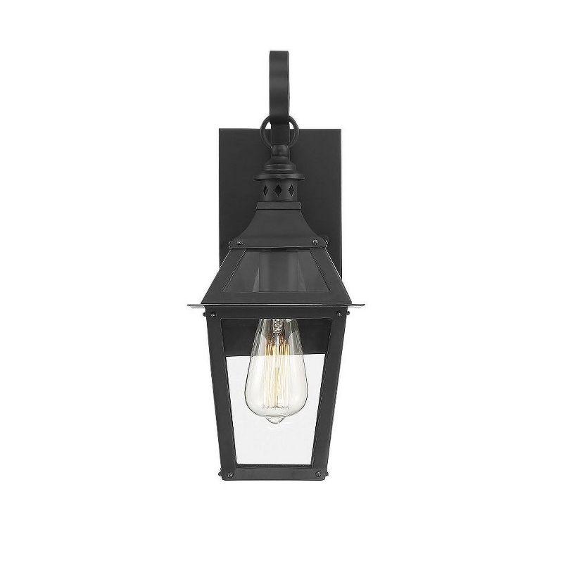 Savoy House Jackson 1 - Light Wall Light in  Black/Gold