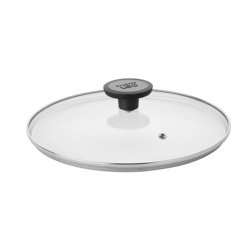 BergHOFF Leo Aluminum Non-stick Casserole with Glass Lid, Slate