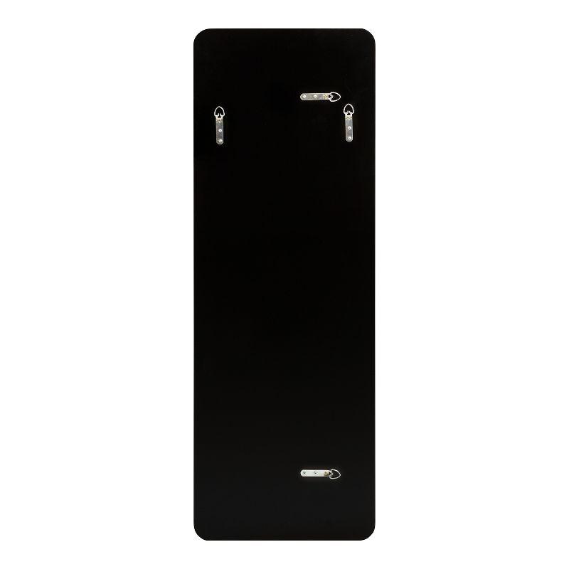 Kate and Laurel Caskill Rectangle MDF Full Length Mirror, 16x48, Gold