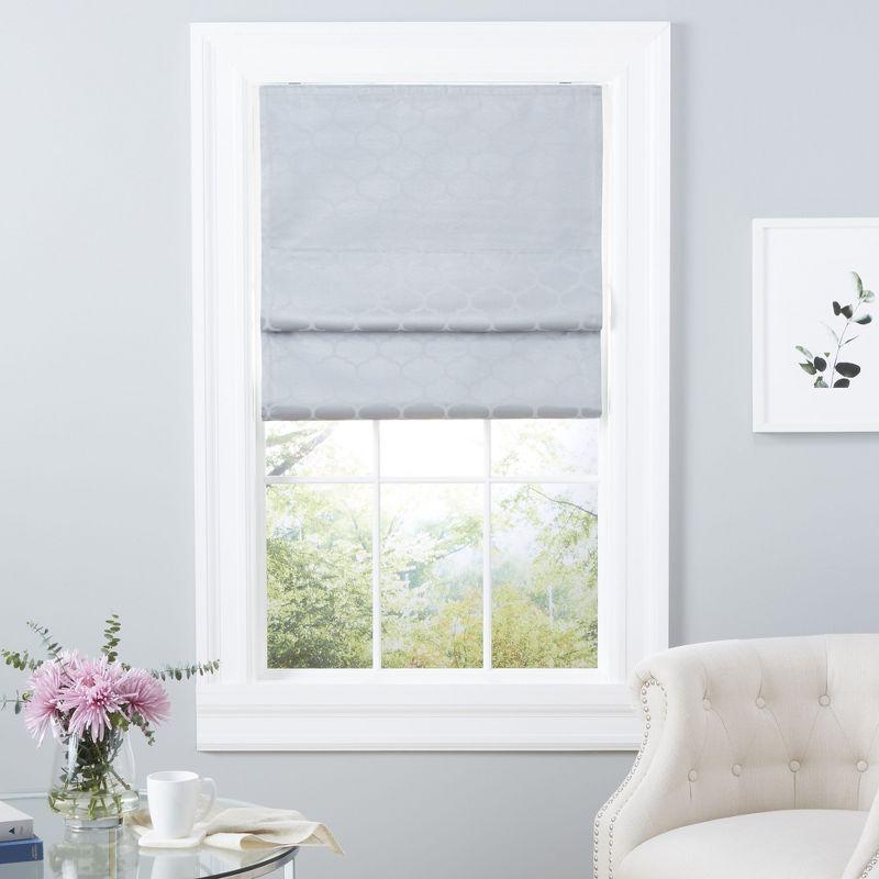 Amalgamated Textiles Montague Trellis Blackout Roman Shade