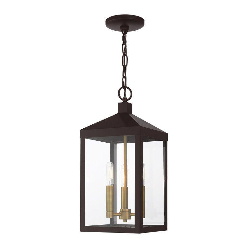 Livex Lighting Nyack 3 - Light Pendant in  Bronze