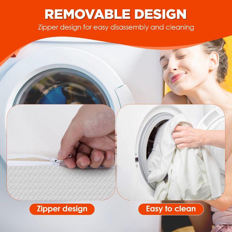 FDW 12 inch Full Bamboo Charcoal Memory Foam Mattress Cooling Gel Infused Mattress CertiPUR-US Certified Breathable Bed Mattress,White Full