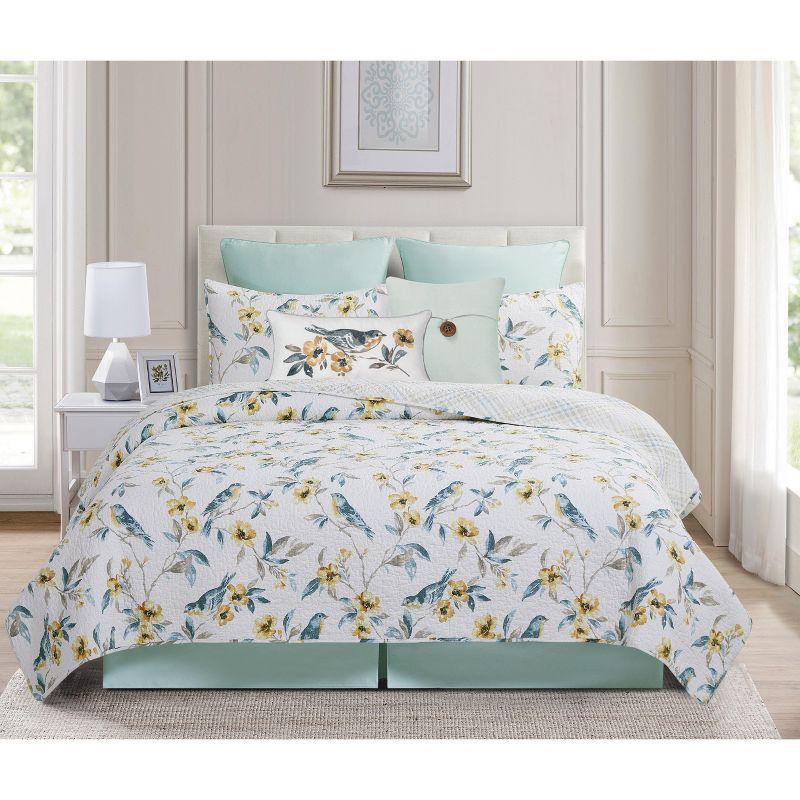 C&F Home Calix Bluebird F/Q Quilt Set