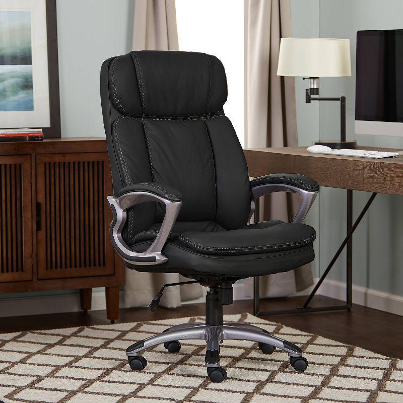 Serta Fairbanks Big and Tall High Back Executive Office and Gaming Chair with Layered Body Pillows