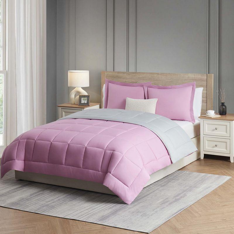 Nestl Nestl All Season Solid Lightweight Down Alternative Reversible Comforter