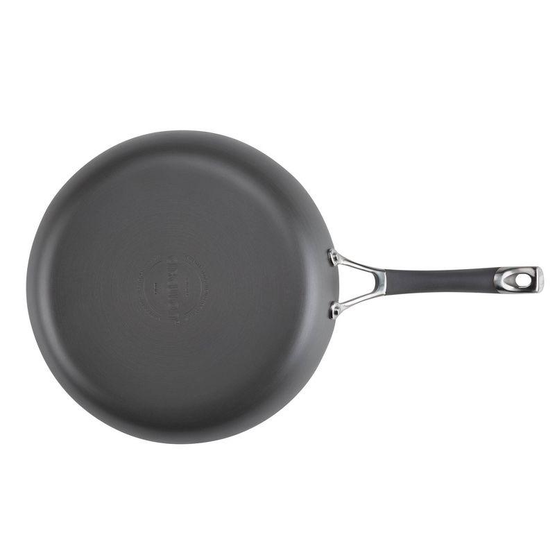 Circulon Radiance 12" Covered Deep Skillet: Nonstick Hard Anodized, 12 Inch with Lid, Oven & Dishwasher Safe