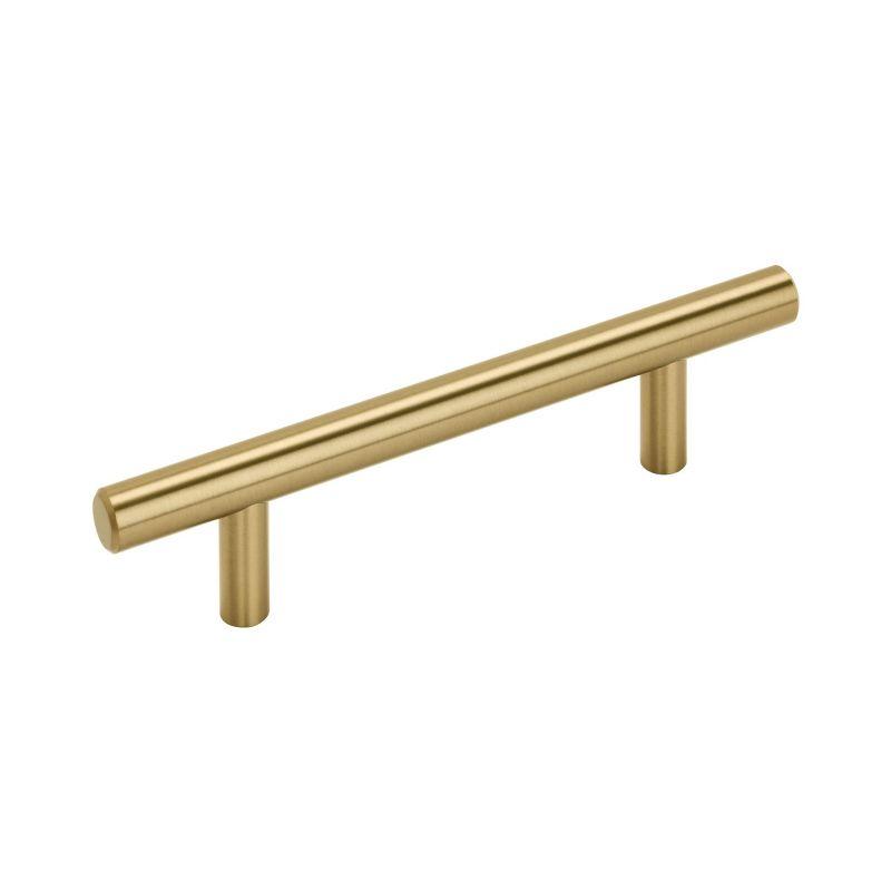 Champagne Bronze Modern Cabinet Bar Pull with Mounting Hardware