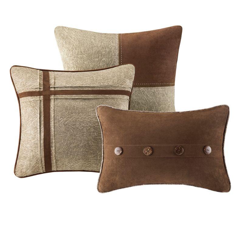 Madison Park Boone 7 Piece Faux Suede Comforter Set