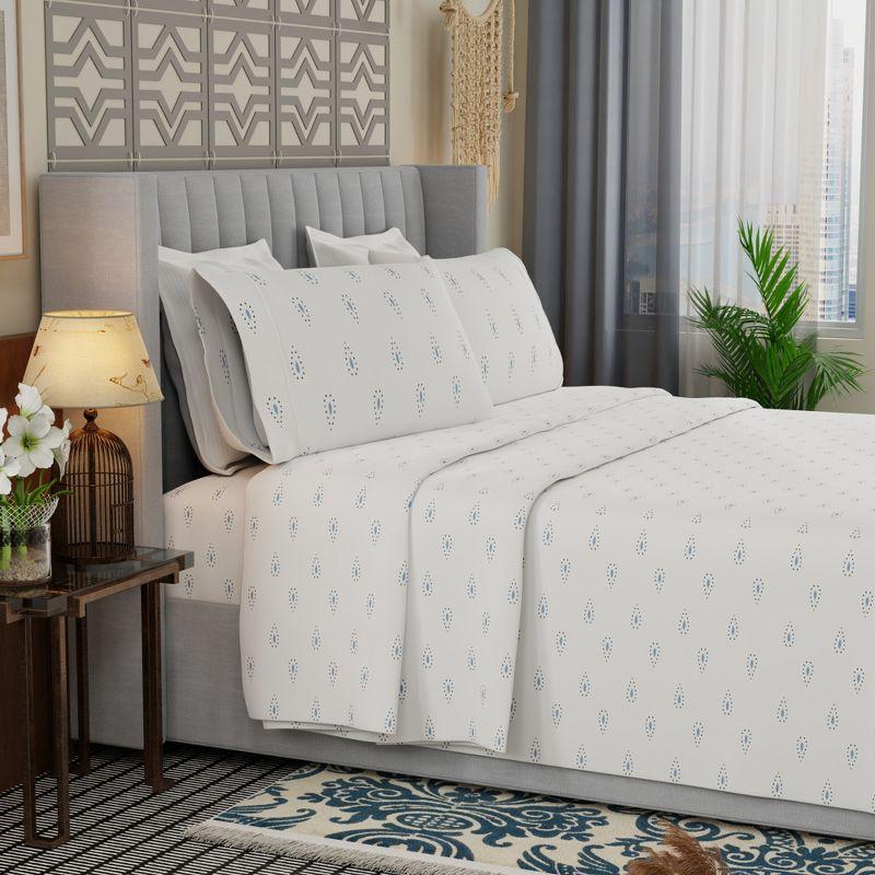 Color Sense Brushed Cotton Blend Lightweight Sheet Set