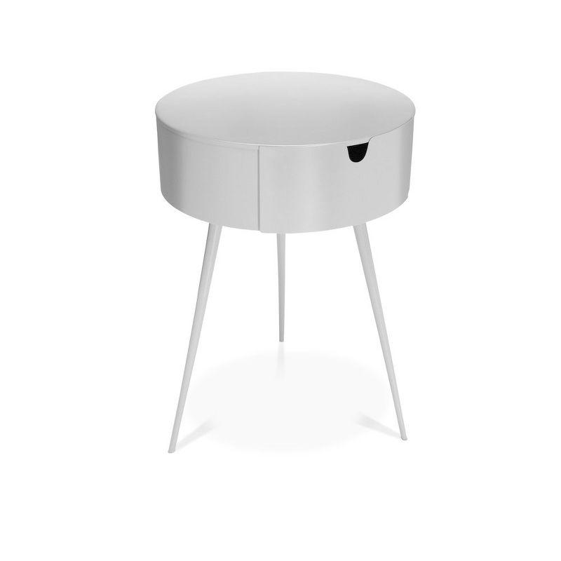 Meridian Furniture,Bali White Nightstand