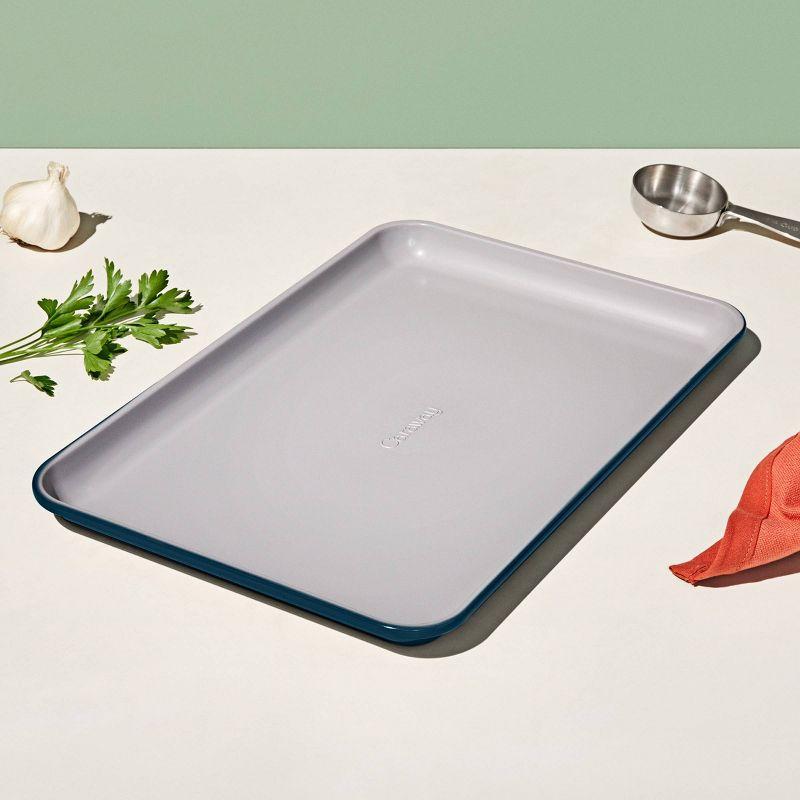 Medium Non-Stick Aluminum Baking Sheet in Blue