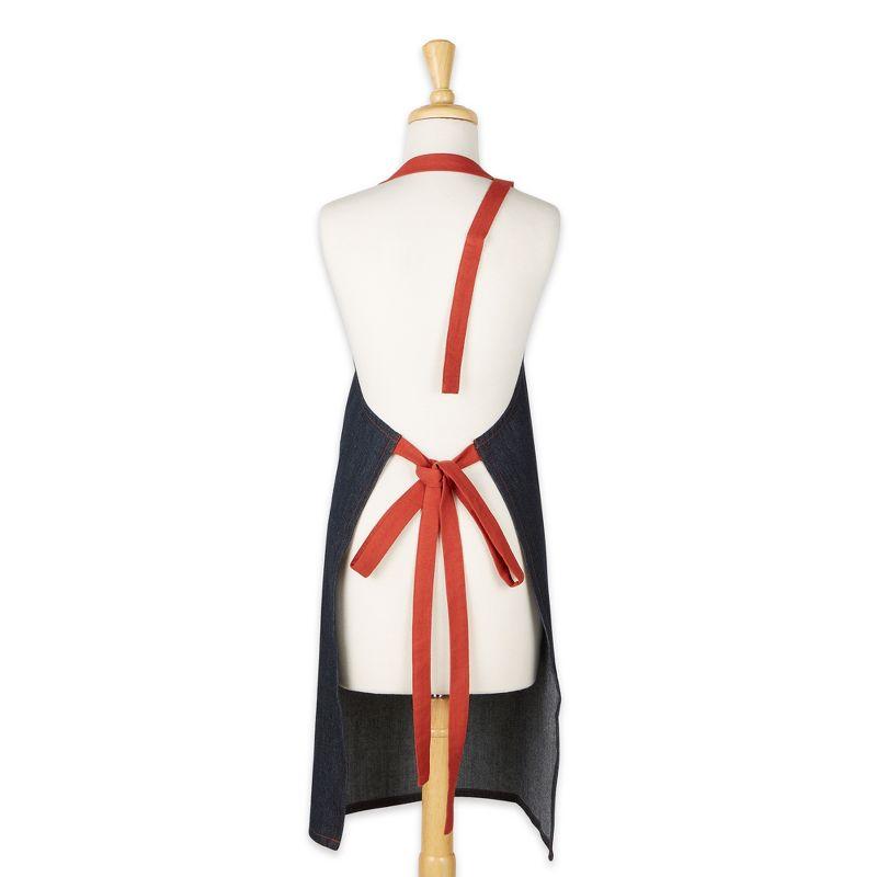 Design Imports Bon Appetit Denim Embroidered Apron