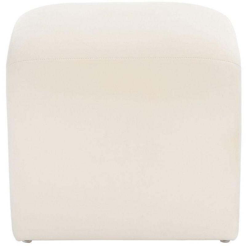 Kibo Ottoman - Cream - Safavieh
