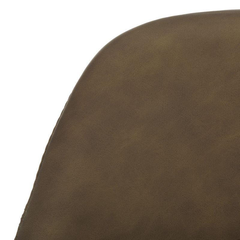 Sky Adjustable Swivel Barstool - BST3003 - Olive/Black - Safavieh