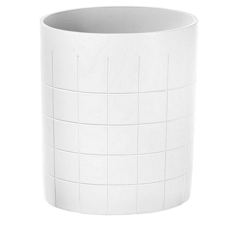 Creative Scents Ceramic / Porcelain Open Waste Basket - 1 Gallons