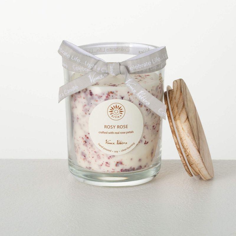 Clover Lane Velvet Rose Scented Jar Candle