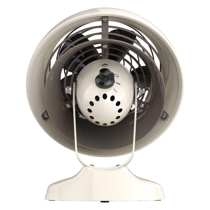 VFAN Mini Classic 2-Speed White Metal Personal Desk Fan