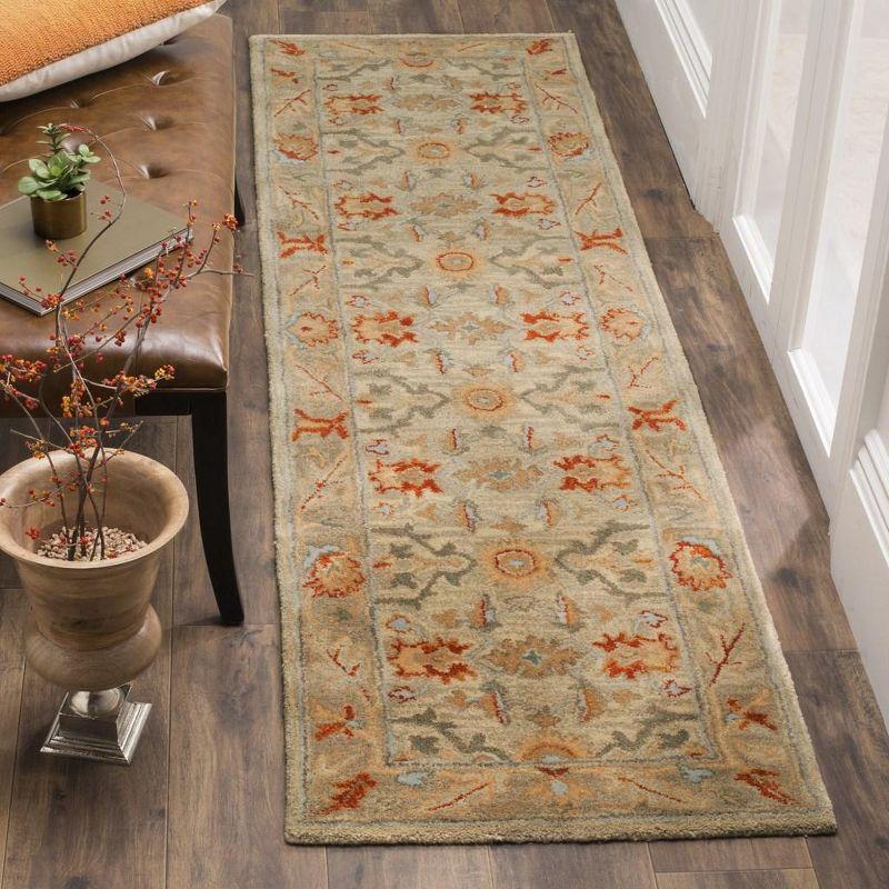 Antiquity AT63 Hand Tufted Runner Rug - Beige/Multi - 2'3"x8' - Safavieh.