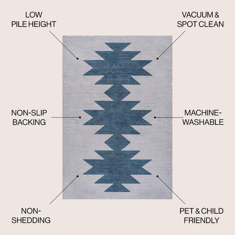 Chayton Minimalist Geometric Machine-Washable Area Rug - JONATHAN Y