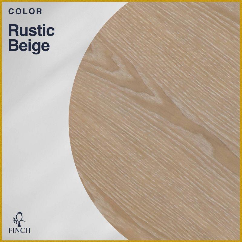 Finch Alfred Round Solid Wood Rustic Dining Table